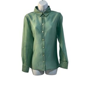 Bailey 44 Women’s Green Jeweled Blouse